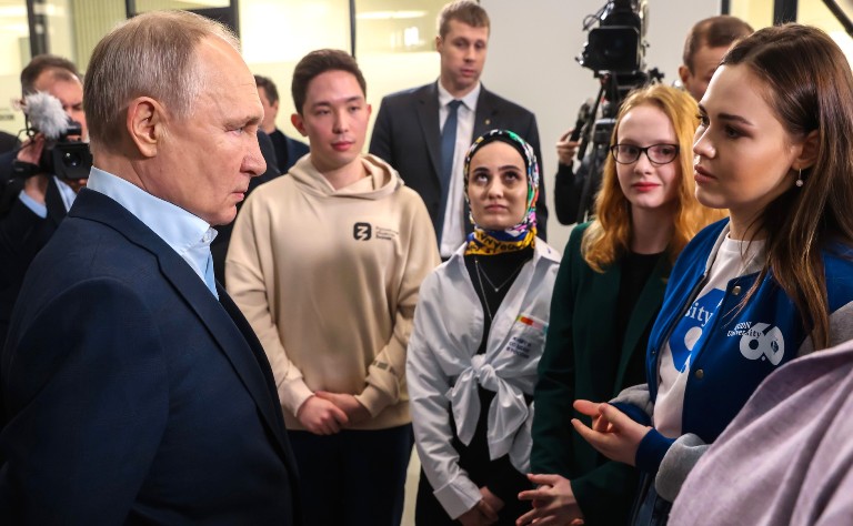 Встреча с учащимися вузов по случаю Дня российского студенчества