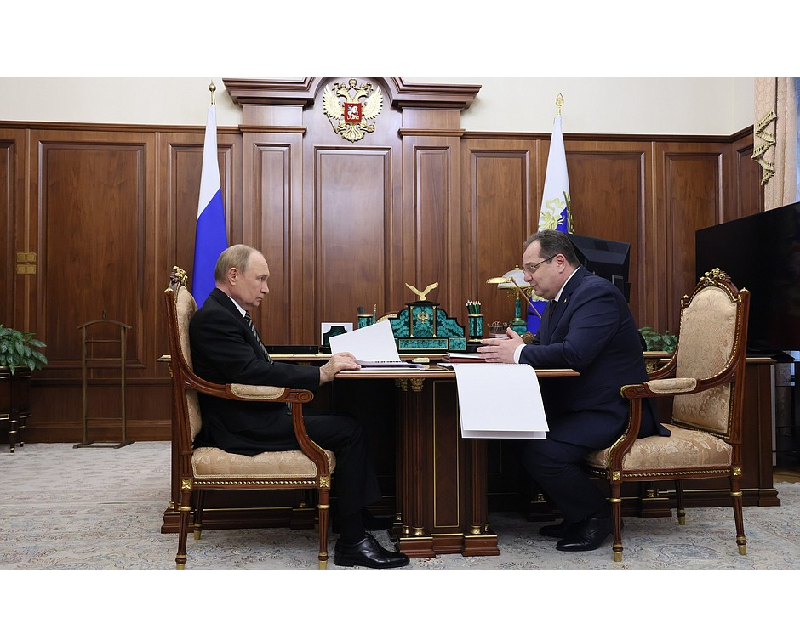 Встреча с врио главы Республики Коми Ростиславом Гольдштейном.