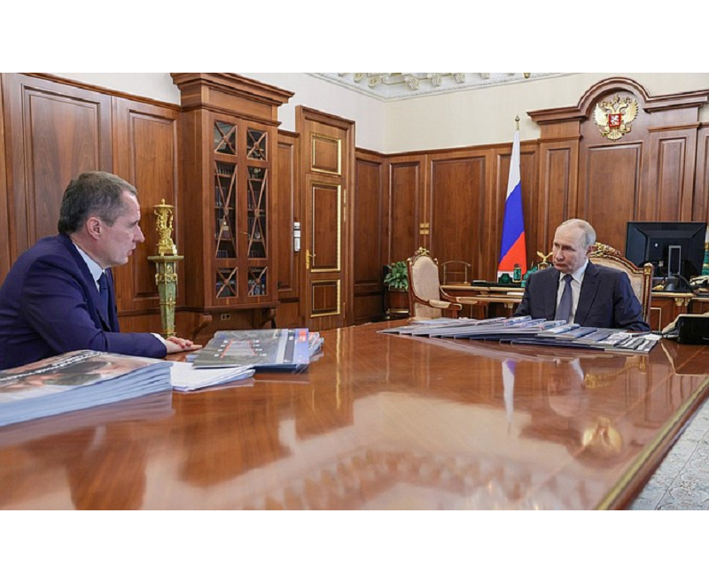 Встреча с губернатором Белгородской области Вячеславом Гладковым.
