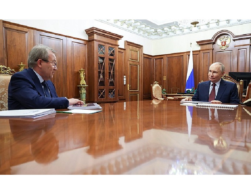 Встреча с президентом РАН Геннадием Красниковым.
