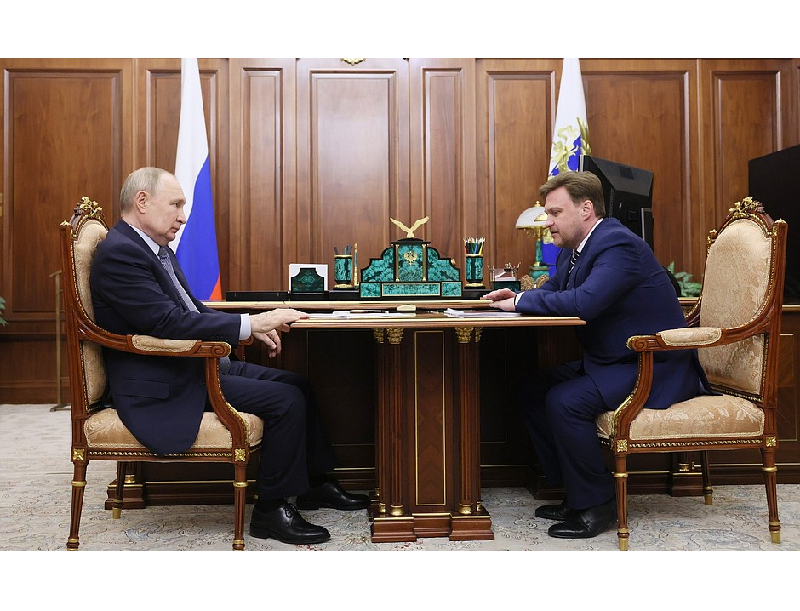 Встреча с генеральным директором «РусГидро» Виктором Хмариным.
