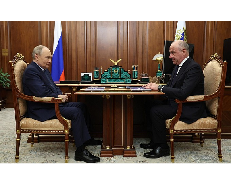Встреча с главой Карачаево-Черкесии Рашидом Темрезовым.