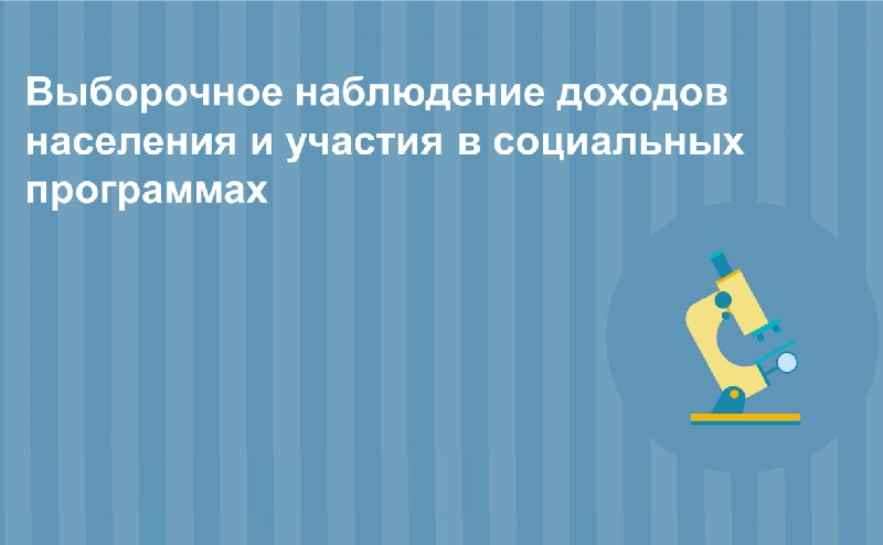 Росстат проводит Выборочное наблюдение доходов населения и участия в социальных программах.