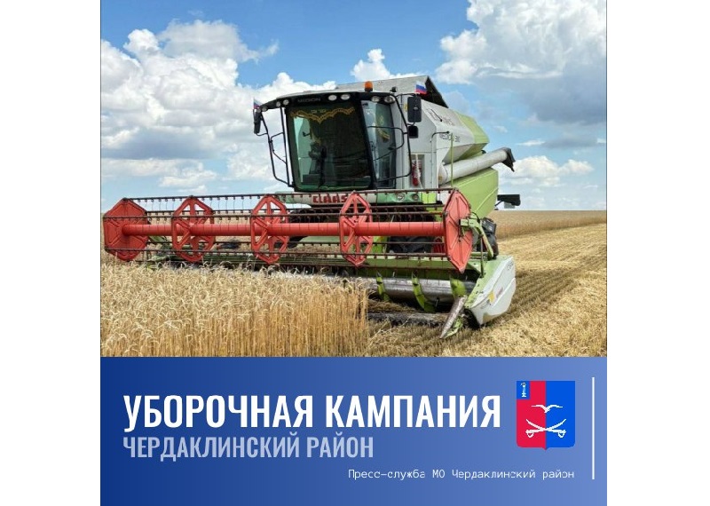 Уборочная кампания в самом разгаре .