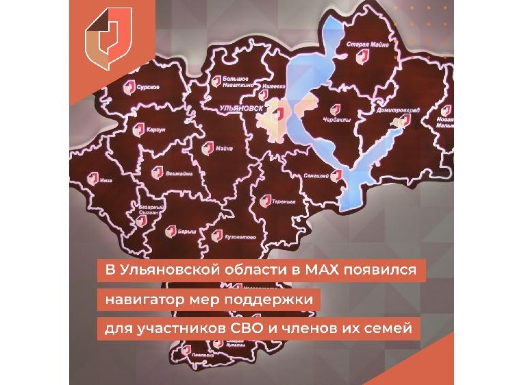 В Ульяновской области в МАХ появился навигатор мер поддержки для участников СВО и членов их семей.