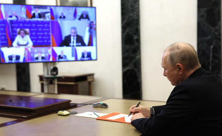 Совещание с постоянными членами Совета Безопасности. Совещание с постоянными членами Совета Безопасности.