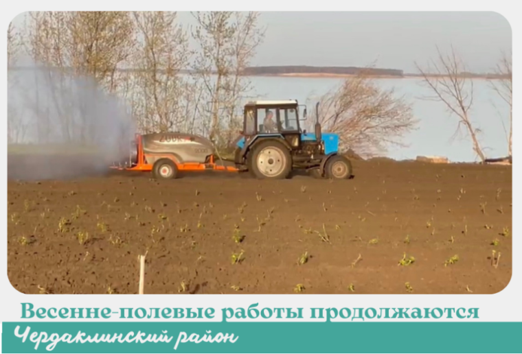 Весенне-полевые работы в Чердаклинском районе продолжаются. Весенне-полевые работы в Чердаклинском районе продолжаются.