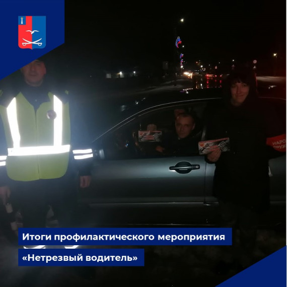 Подведены итоги профилактического мероприятия «Нетрезвый водитель». Подведены итоги профилактического мероприятия «Нетрезвый водитель».