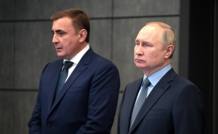 Осмотр Ситуационного центра губернатора Тульской области. Осмотр Ситуационного центра губернатора Тульской области.