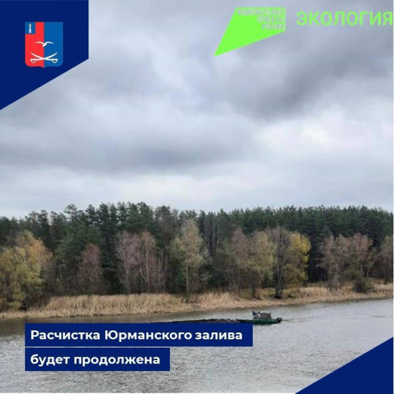 Расчистка Юрманского залива будет продолжена! . Расчистка Юрманского залива будет продолжена! .